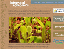 Tablet Screenshot of integratedaquaponics.net